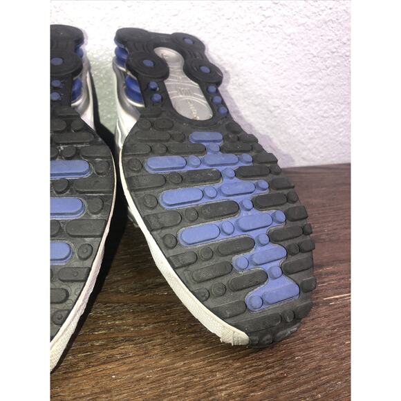 Rare 2002 Nike Shox Zest DS Mens Running Shoes 304112-001 Grey Blue Size 6Y - Picture 12 of 12